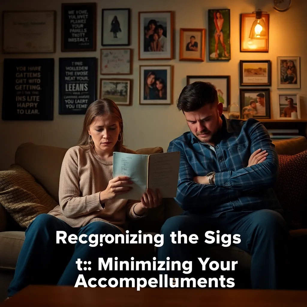 Minimizing Your Accomplishments